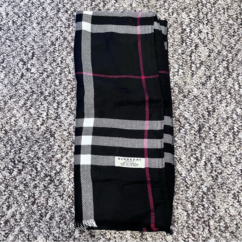 Burberry Plaid Scarf